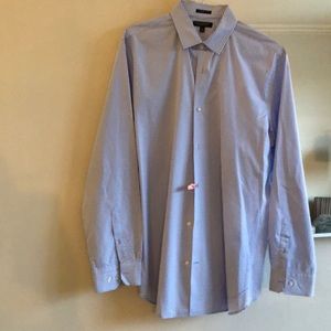 Banana Republic light blue checked dress shirt XL